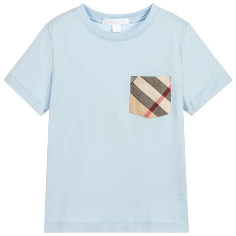 burberry shirt baby blue|burberry outfit baby boy.